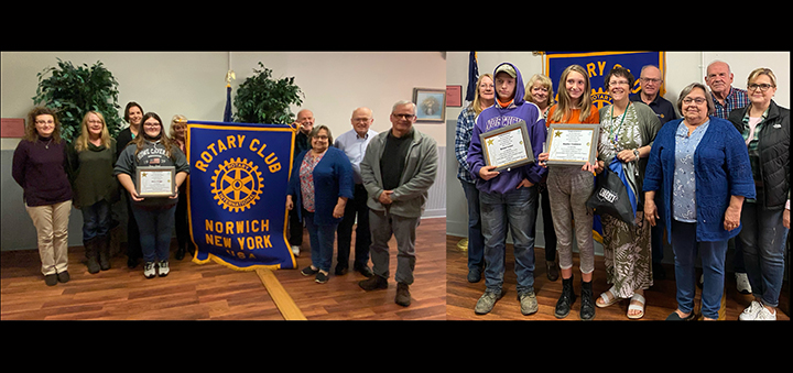 Norwich Rotary Honoring LPP Students